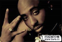 盤點世界排名前十rapper，2Pac排名第一